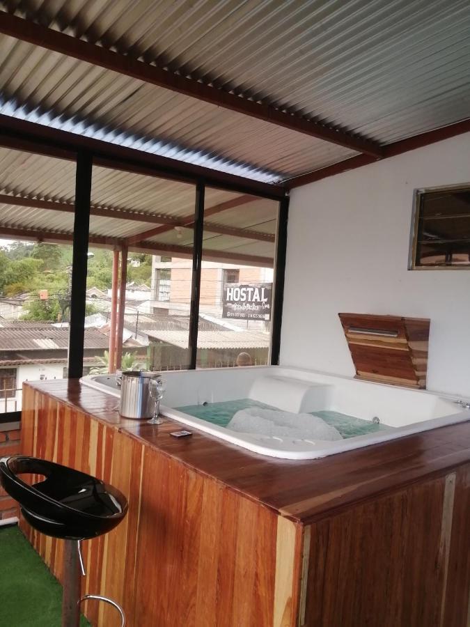 Hostal Spa Casa De Piedra Con Jacuzzi 圣罗莎德卡瓦尔 外观 照片